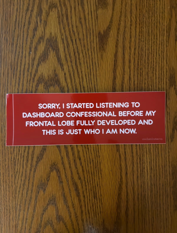 Frontal Lobe Bumper Sticker
