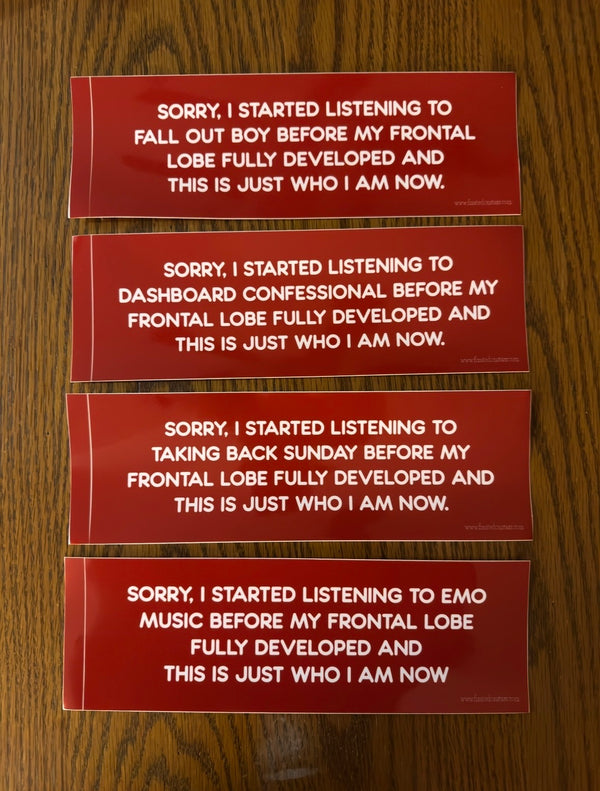 Frontal Lobe Bumper Sticker
