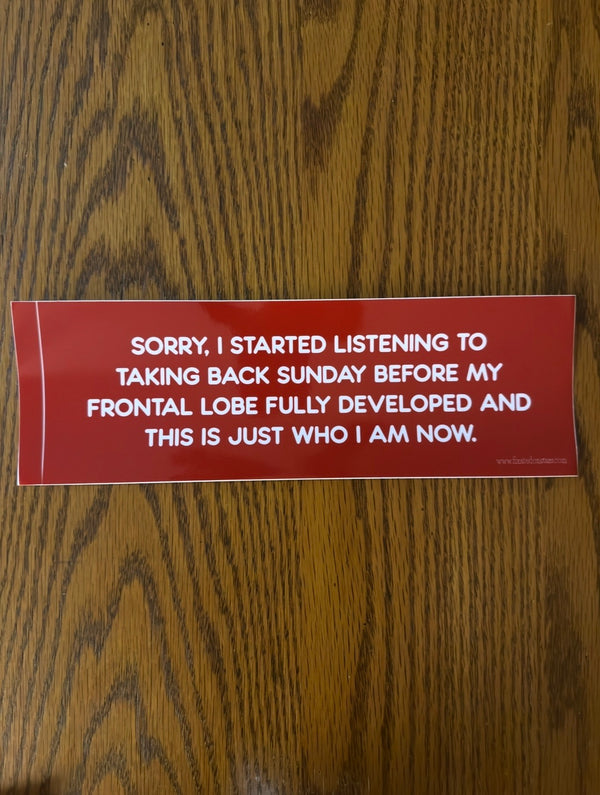 Frontal Lobe Bumper Sticker
