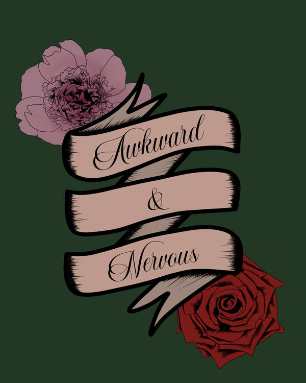 Awkward & Nervous - 8x10 Print