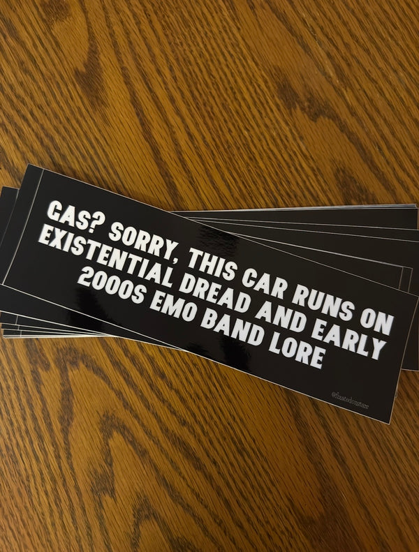 Emo Band Lore Bumper Sticker