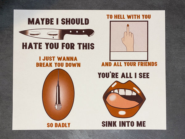 TBS Sheet - 11x14 Print