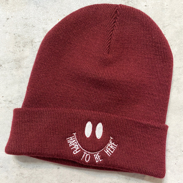 Happy to Be Here Beanie