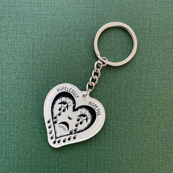 Hopelessly Hopeful Acrylic Keychain